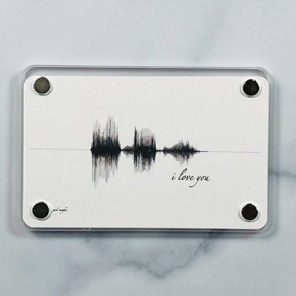 I Love You Soundwave Magnet - Picture 1 of 3
